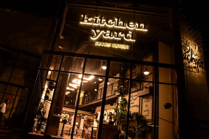 Kitchen Yard on Saturday Night